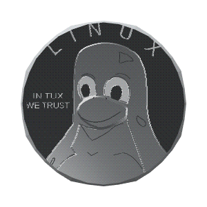 GNU / Linux coin